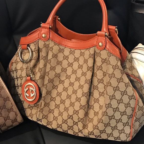 Gucci Handbags - Gucci canvas Handbag